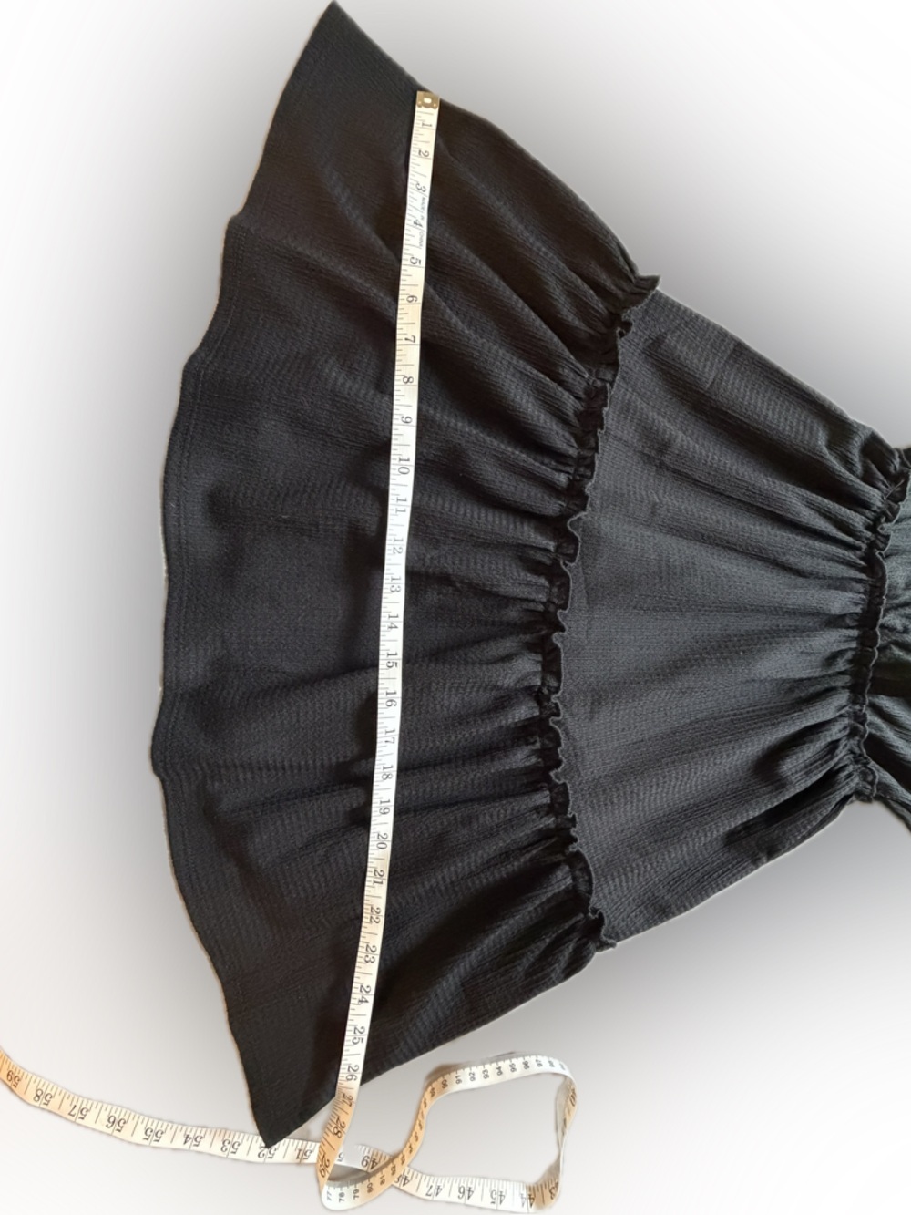 Sleeveless Black Tiered V-Neck Mini Dress $4/25 - Picture 3 of 5
